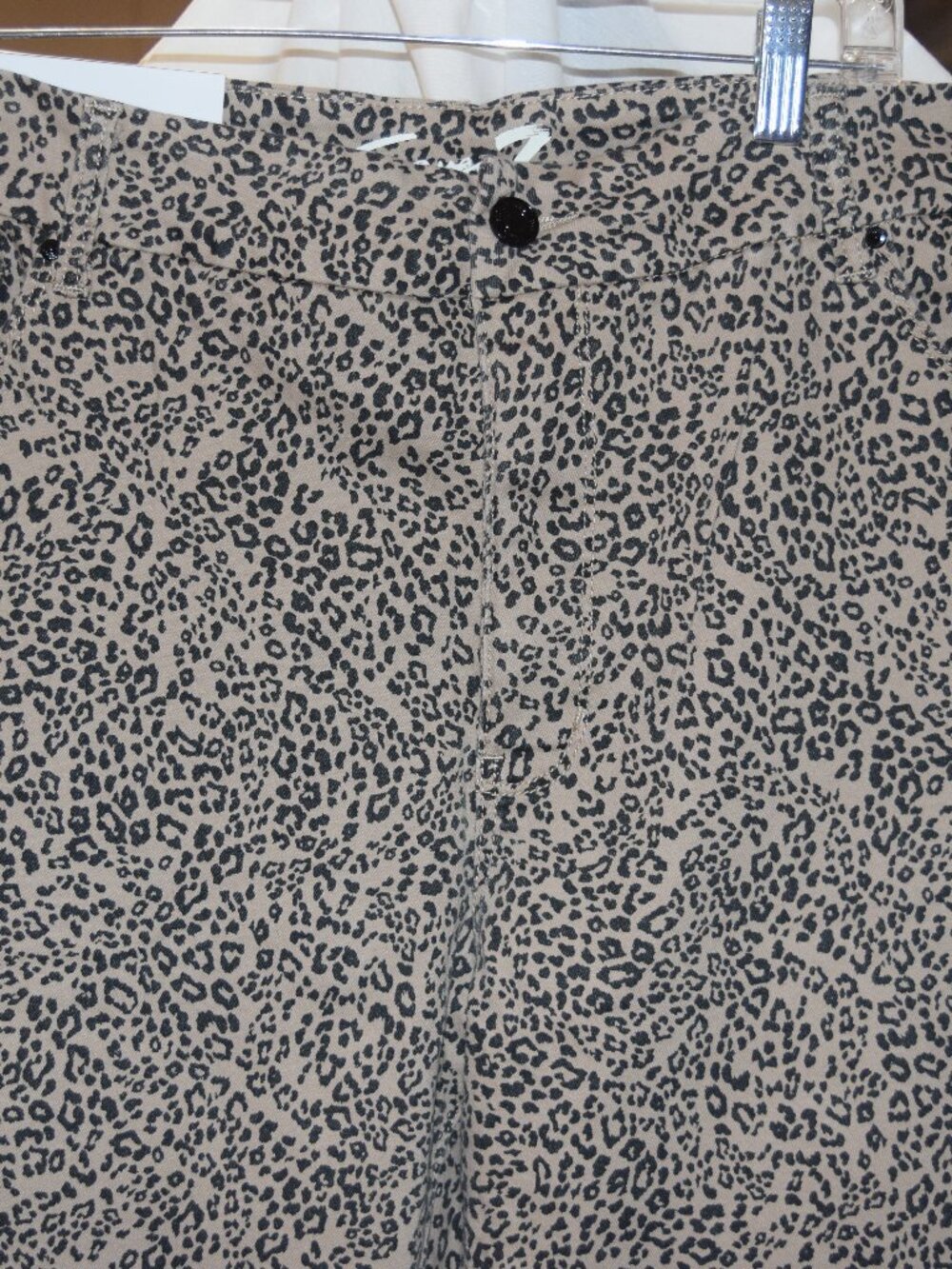 NWT Seven7 Tummyless Skinny Jeans Leopard Animal Print High Rise 22W - Picture 4 of 8